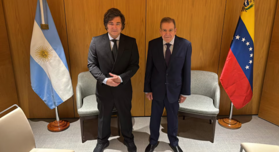 Milei se reunió con Edmundo González Urrutia en Madrid y prometió apoyo a la transición democrática en Venezuela