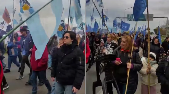 piqueteros cortaron todos los accesos a Mar del Plata