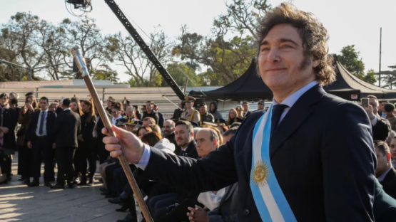 Milei se adueña del Día de la Bandera en Palermo y deja vacante Rosario
