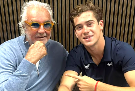 La prueba de reflejos que Colapinto le ganó a Briatore