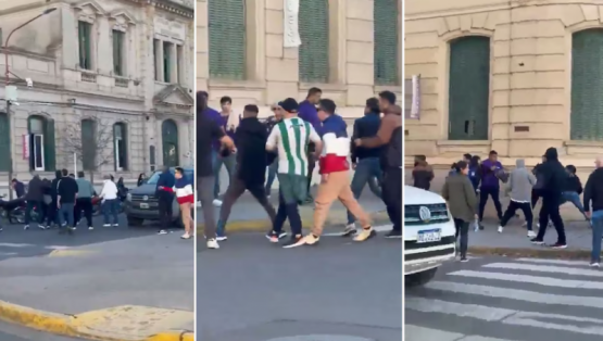 Choque en Junín previo al acto de Milei entre peronistas y libertarios