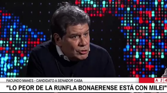 Manes estalló: “Vi cómo Milei usó métodos de la casta para cambiar votos en el Congreso”